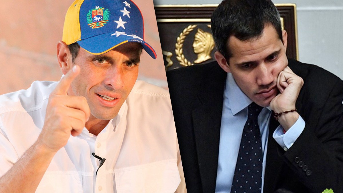 Capriles a Guaidó: está acabado, está fundido. “La oposición hoy no tiene un líder”