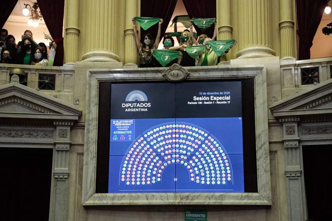 Argentina aprueba interrupción voluntaria del embarazo