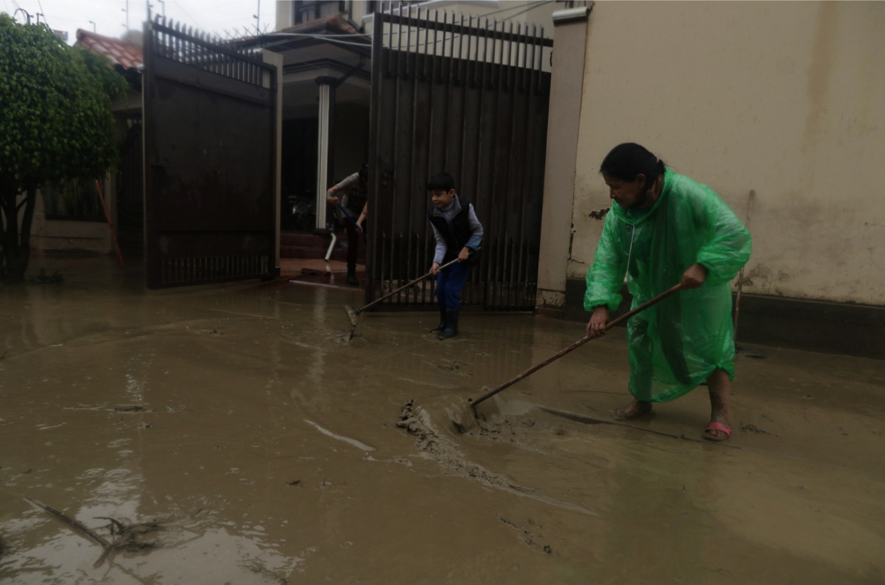 Fuertes lluvias deja 13 mil familias afectadas en Bolivia