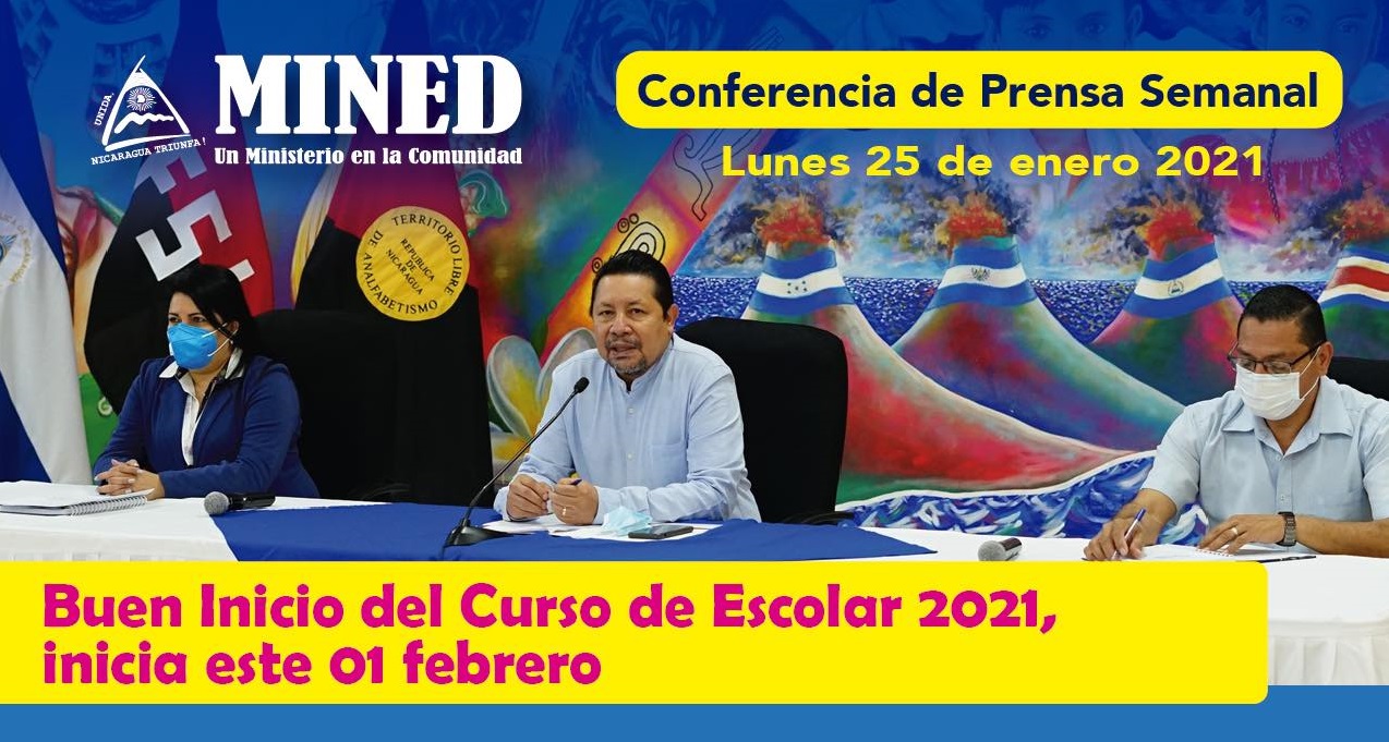 Mined sigue preparando inicio de año escolar 2021