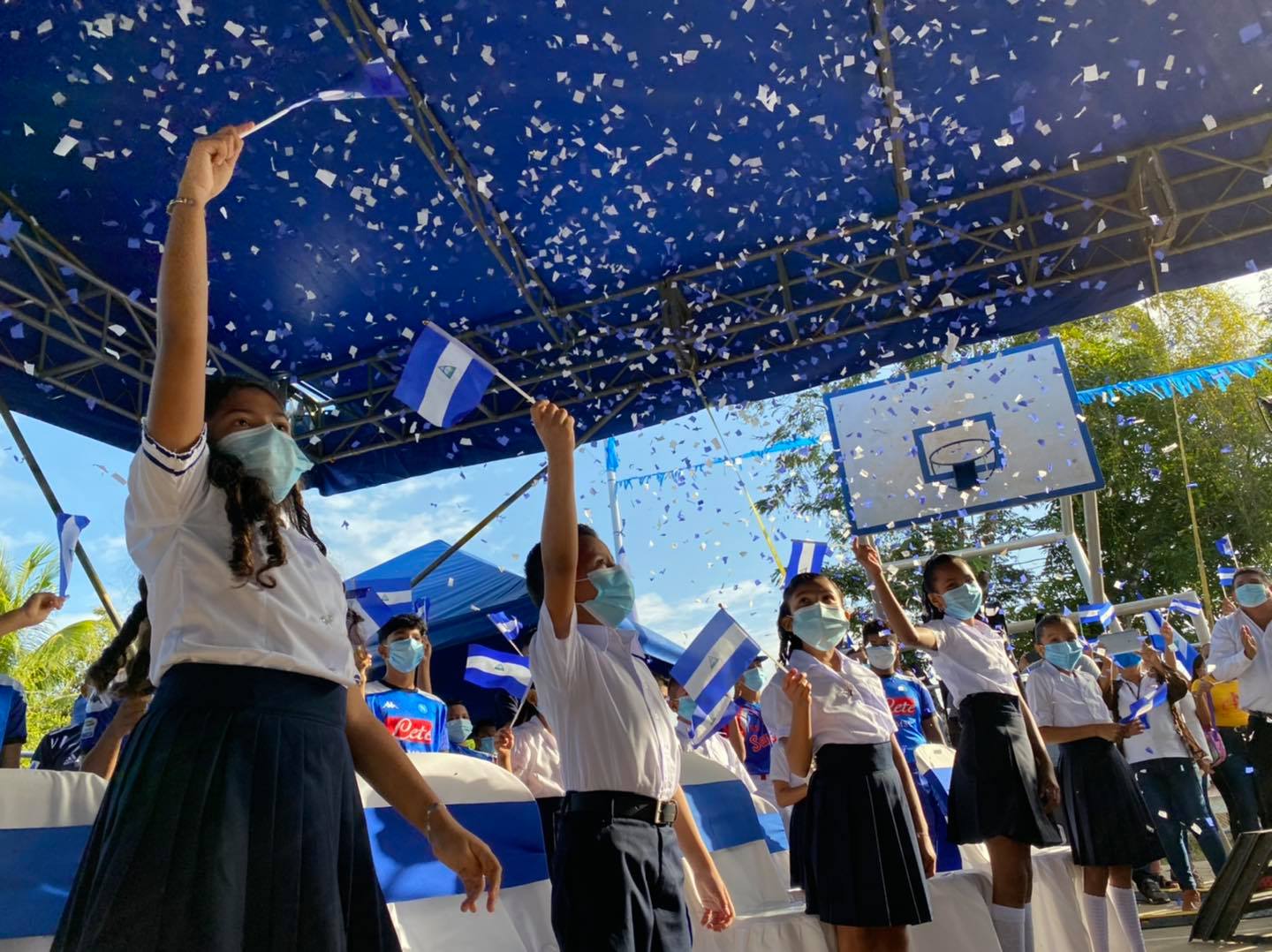 Año Escolar 2021: Nicaragua se viste de azul y blanco