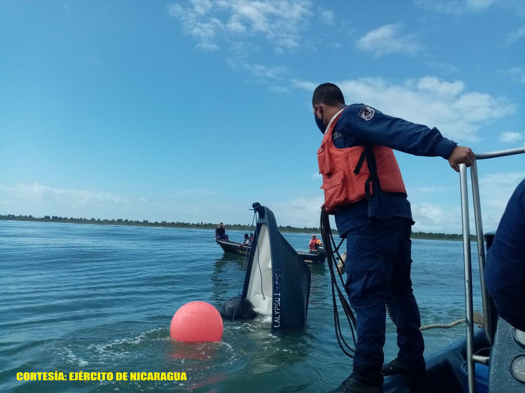 Ejército rescata embarcación en el Caribe Sur nicaragüense