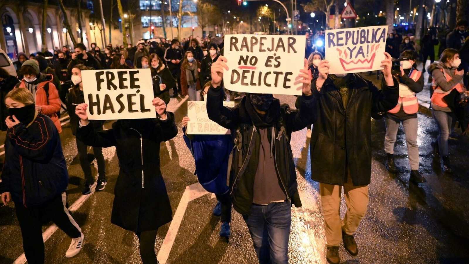 Protestas violentas en España