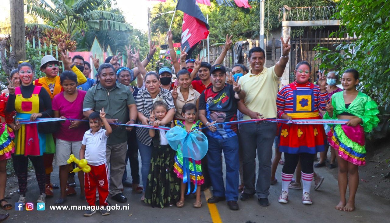 Comarca Santo Domingo con calles nuevas