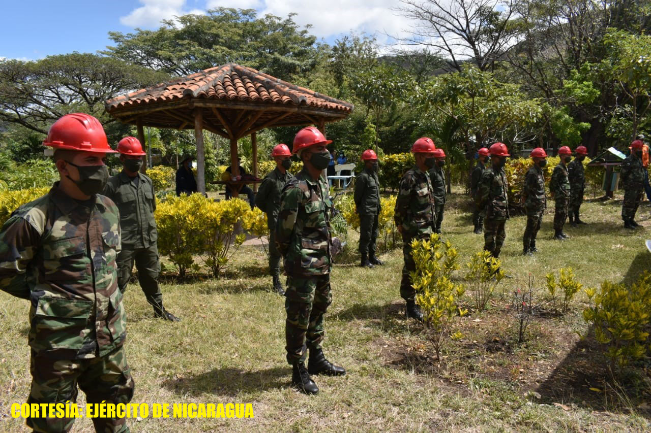 Ejército participa en Plan de Prevención y Control de incendios en Matagalpa