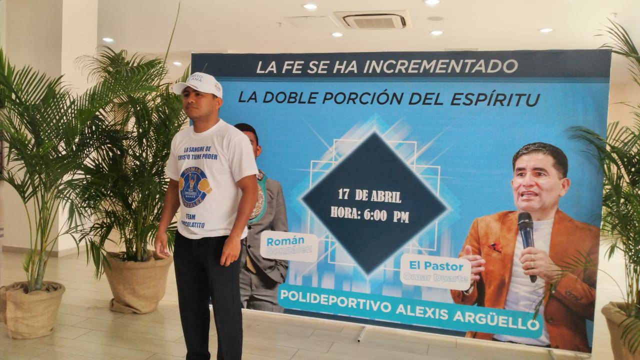 Román “El Chocolatito” González anuncia una gran sorpresa en el concierto en agradecimiento a Dios