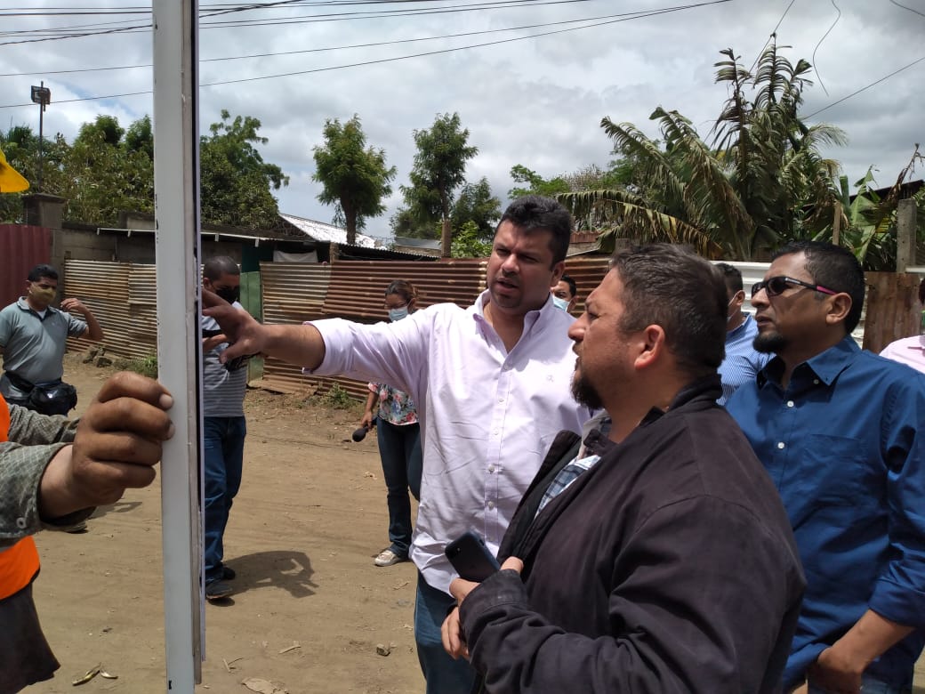Construcción de Puente  vehicular en el barrio Oscar Turcios avanza rápidamente