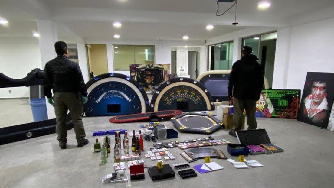 Desmantelan un casino clandestino en México