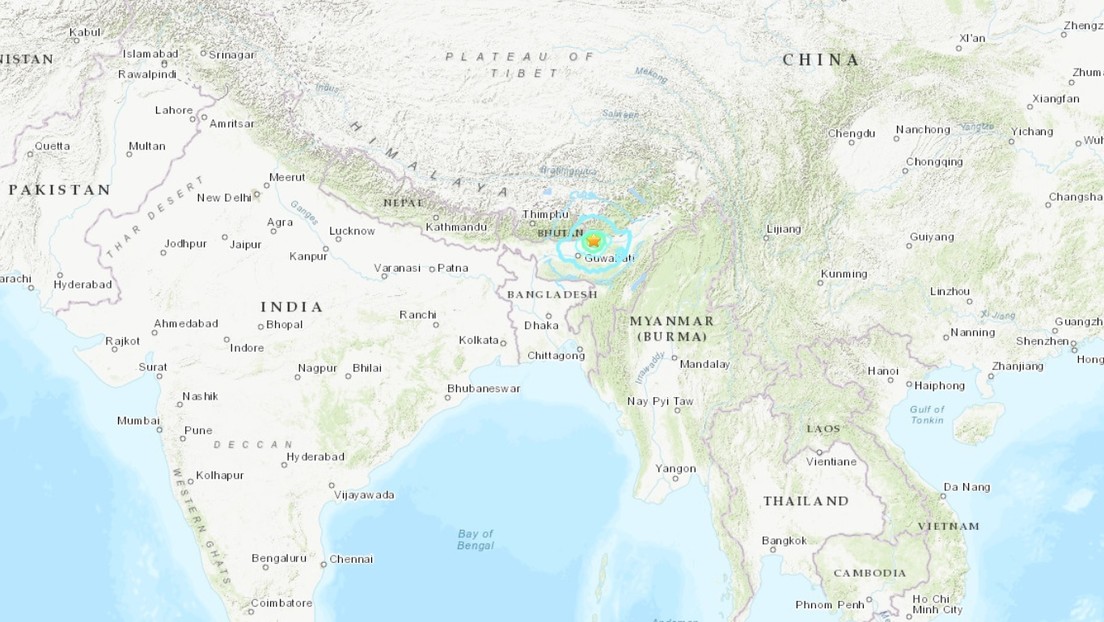 Potente sismo de magnitud 6,2 en la India, duró 30 segundos