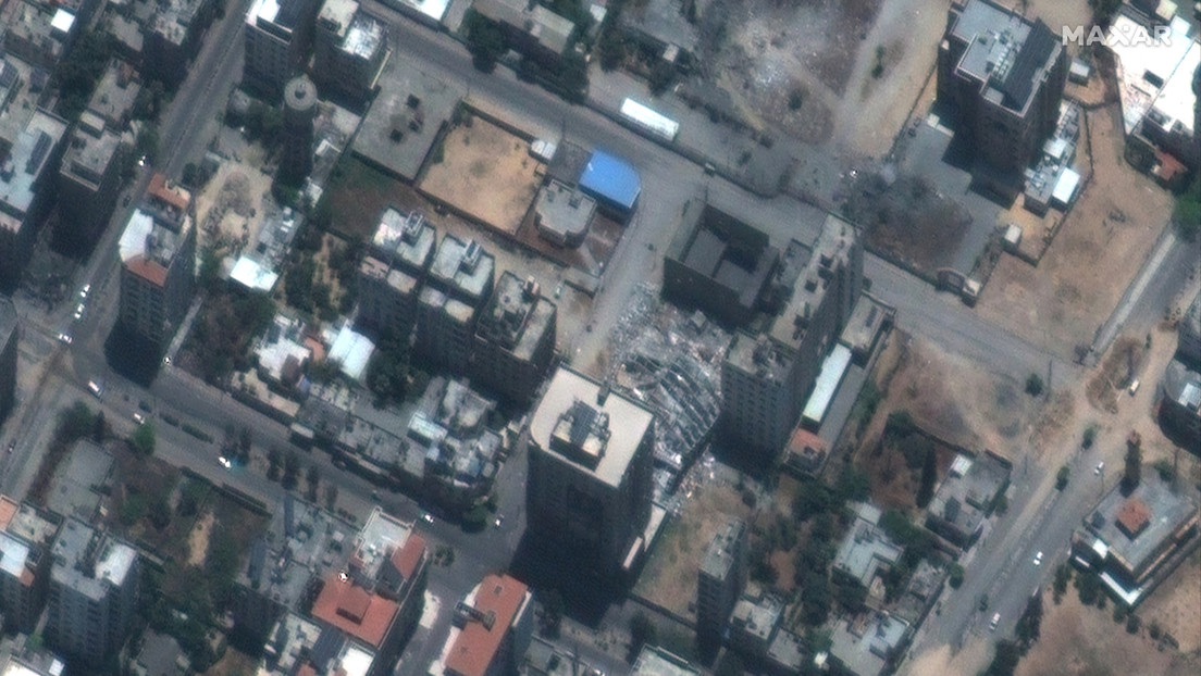Imágenes de satélite muestran el impacto de los bombardeos israelíes en Gaza