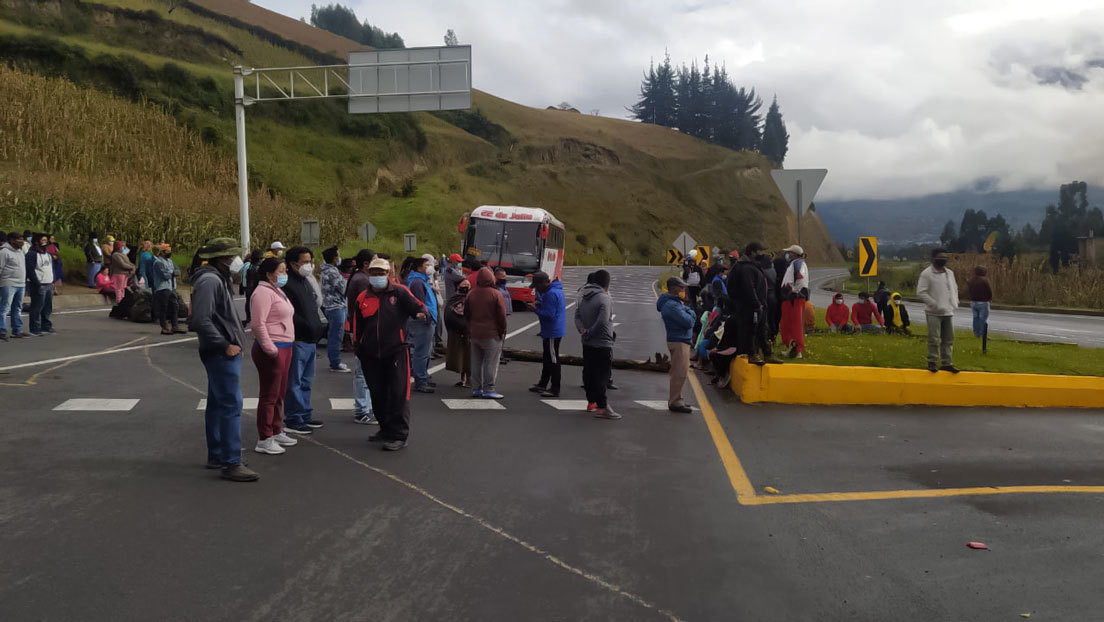 Organizaciones sociales, indígenas y campesinas en Ecuador realizan primera protesta a Guillermo Lasso