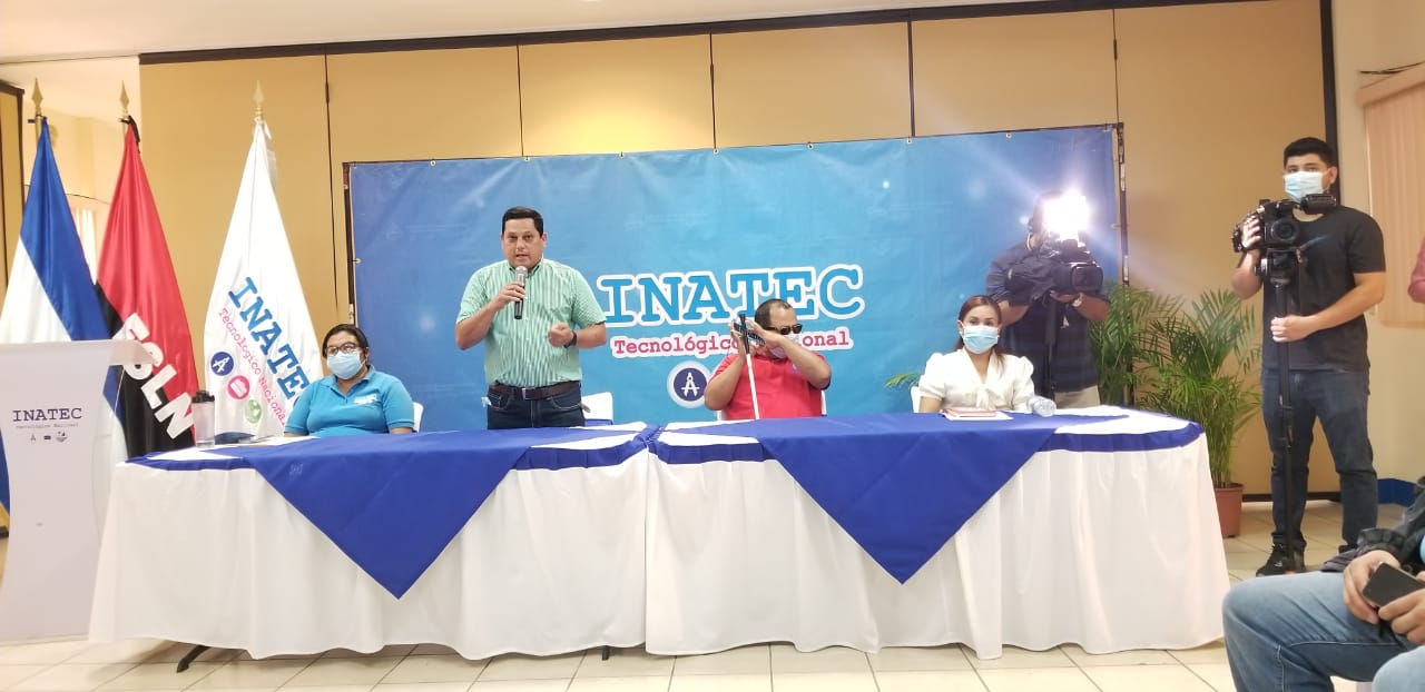 INATEC, ha brindado atención a un promedio  anual de 900 a mil personas con discapacidad