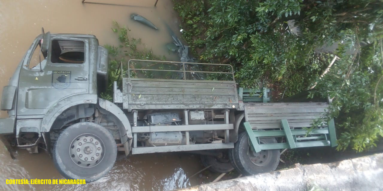 Ejército de Nicaragua reporta un accidente de tránsito en Caribe Sur