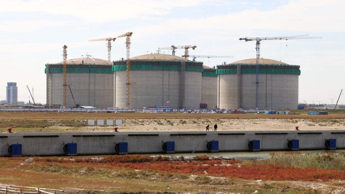 China construye la mayor unidad de almacenamiento del mundo de gas natural licuado