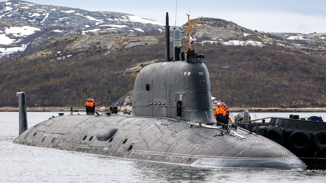 Rusia hace público al submarino nuclear polivalente K-561 Kazán al lugar de despliegue permanente en la bahía de Nerpichya