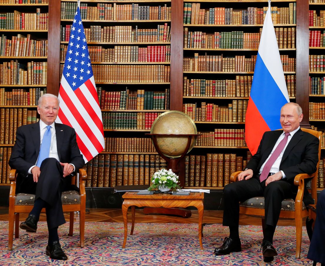 Cinco horas hablaron cara a cara Putin y Biden, los temas fueron variados