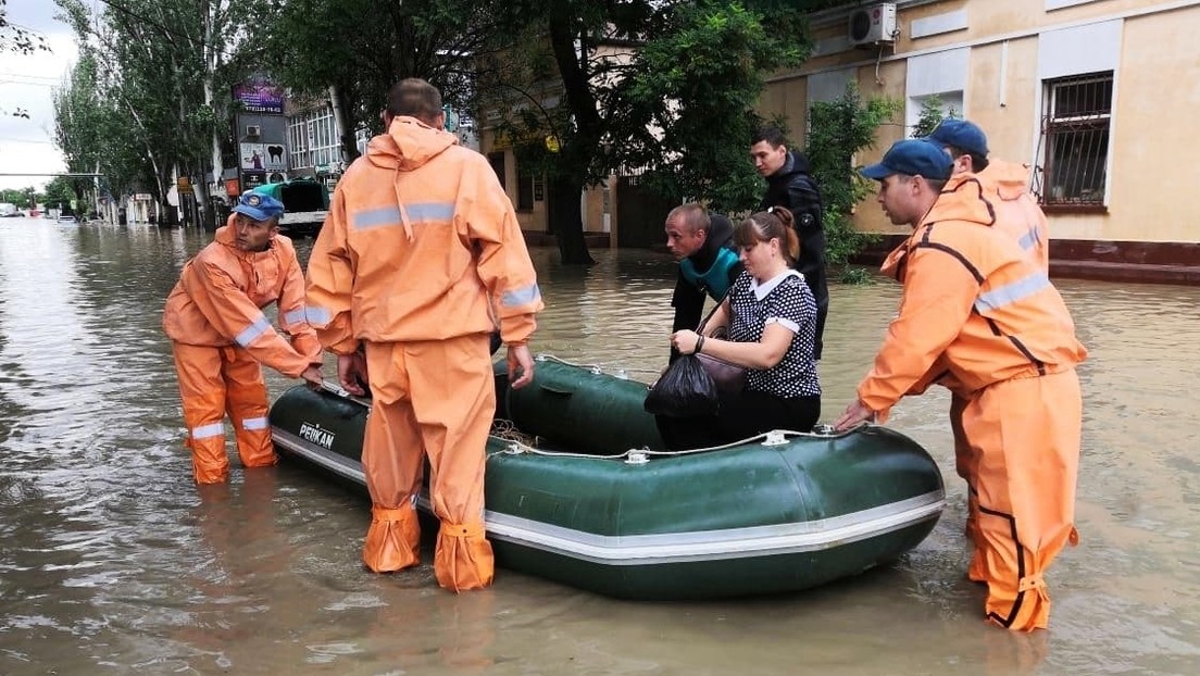 Tormentas tropicales  provocan grandes inundaciones en Rusia