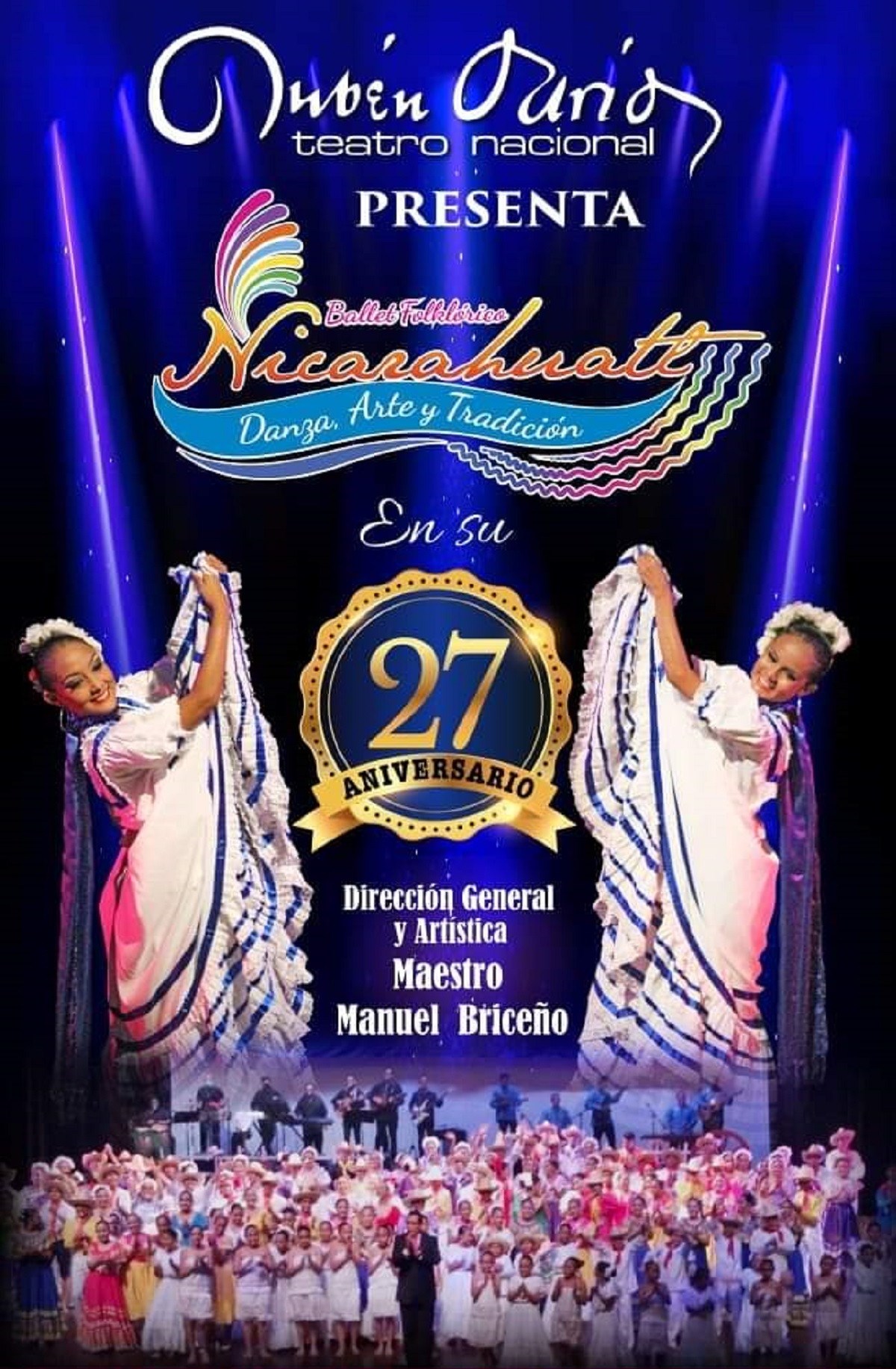 Ballet Folklórico Nicarahuatl festejará sus 27 años de fundación