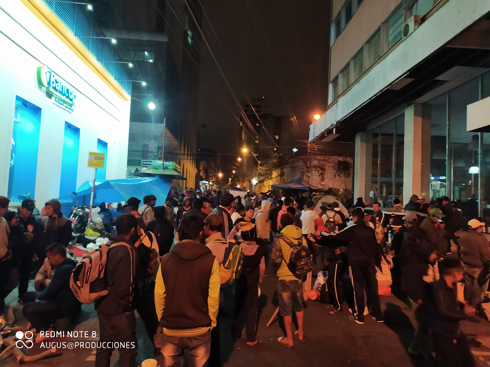 Sectores sociales protestan contra el Gobierno de Paraguay