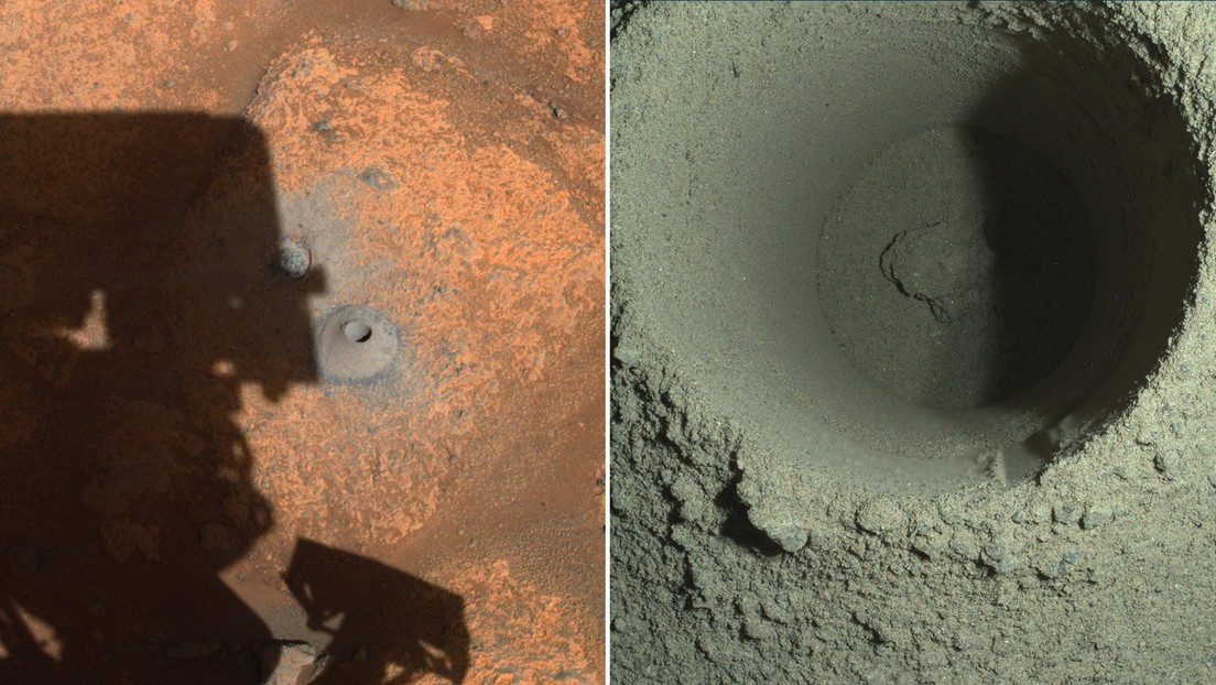 La NASA explica por qué el Perseverance fracasó en su intento de recoger una muestra de roca en Marte