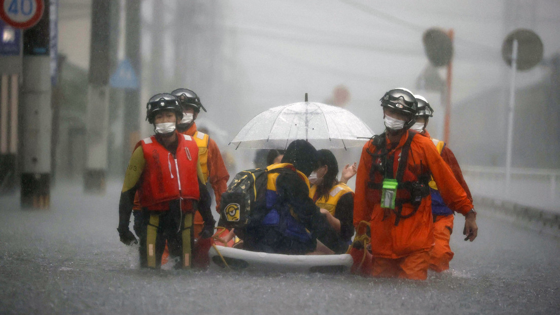Lluvias torrenciales deja un muerto y dos desaparecidos en Japón