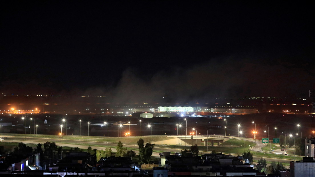 Bombardean con drones el aeropuerto de Erbil, en Irak aquí están militares de EE.UU.
