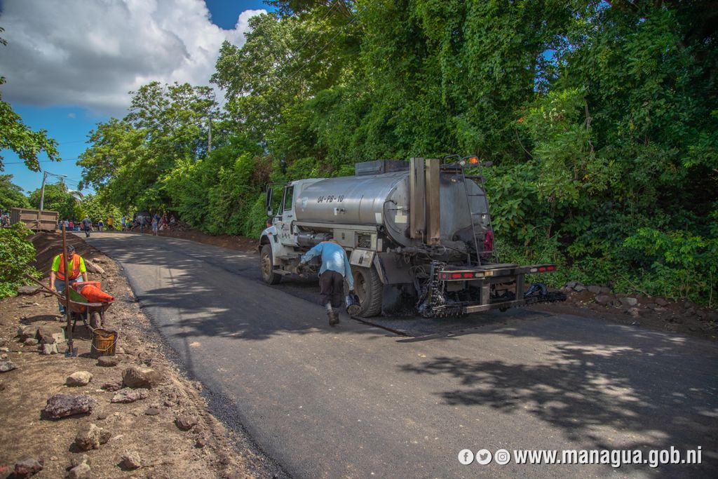 Alm construye onexión vial entre los barrios Marcos Somarriba y Alexis Argüello