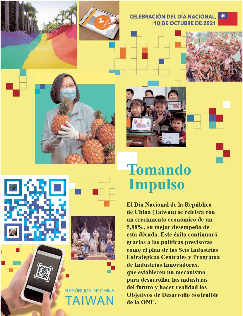 China (Taiwán) celebra su 110 aniversario de fundación