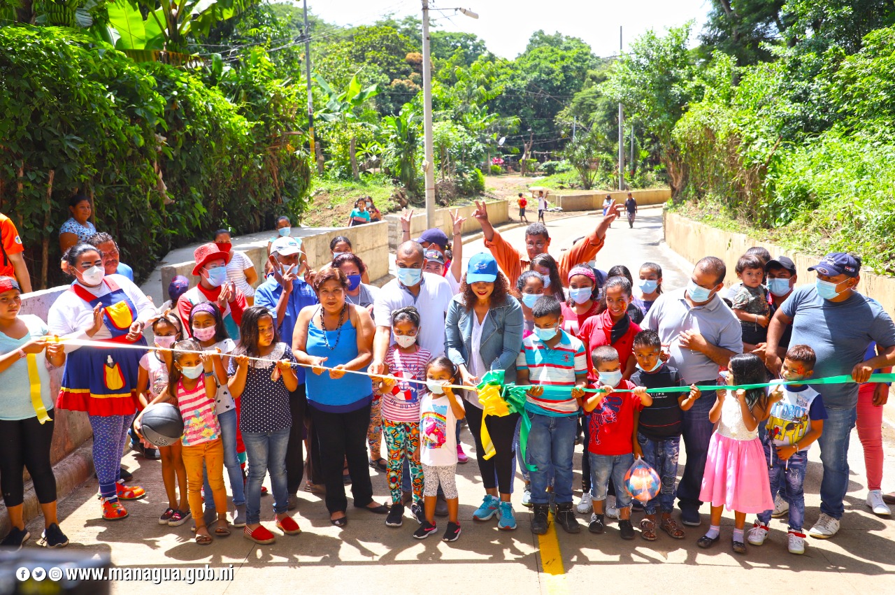 Alcaldía de Managua inaugura obras en comarca San José de las Cañadas
