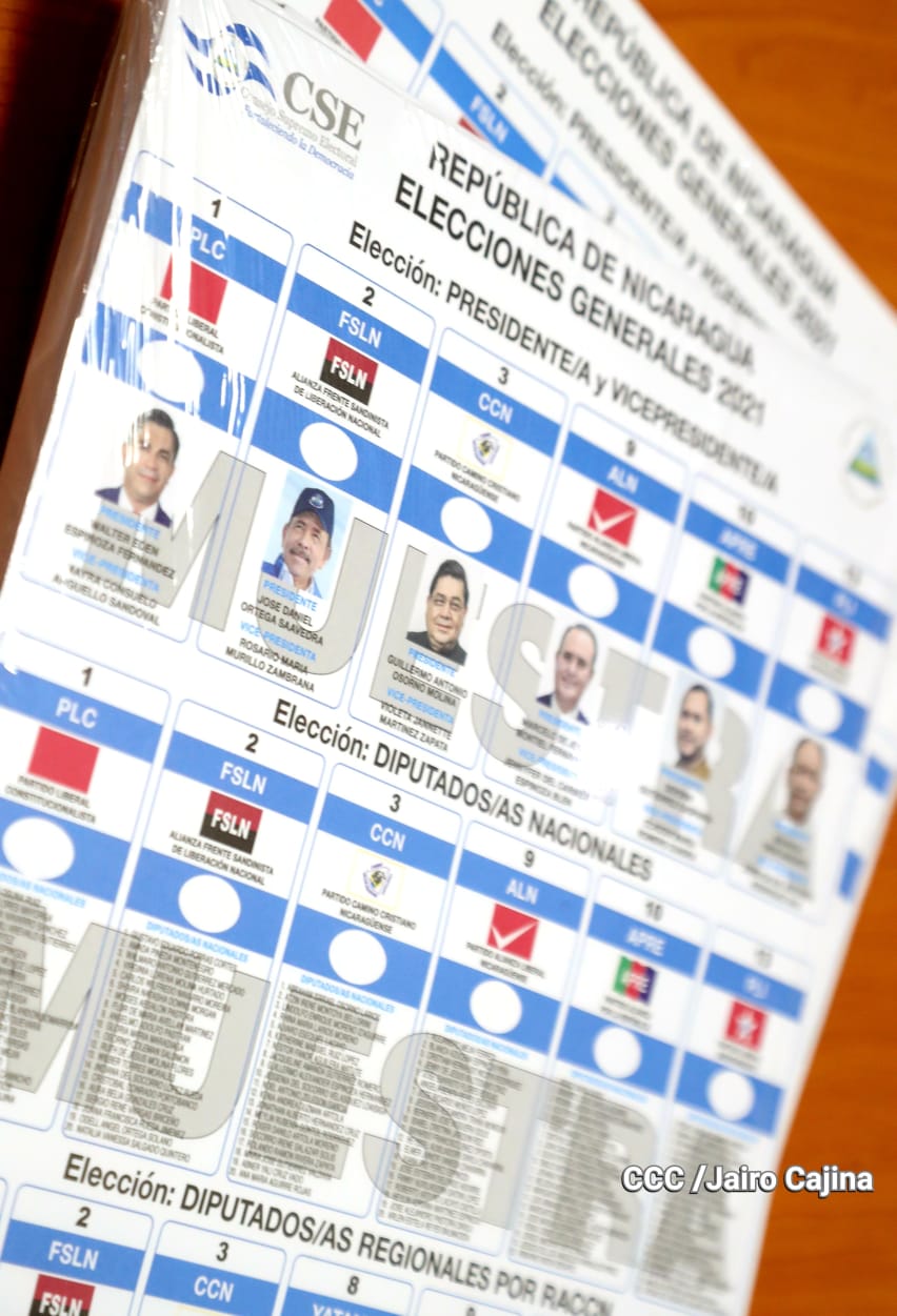 Presentan Boleta Electoral