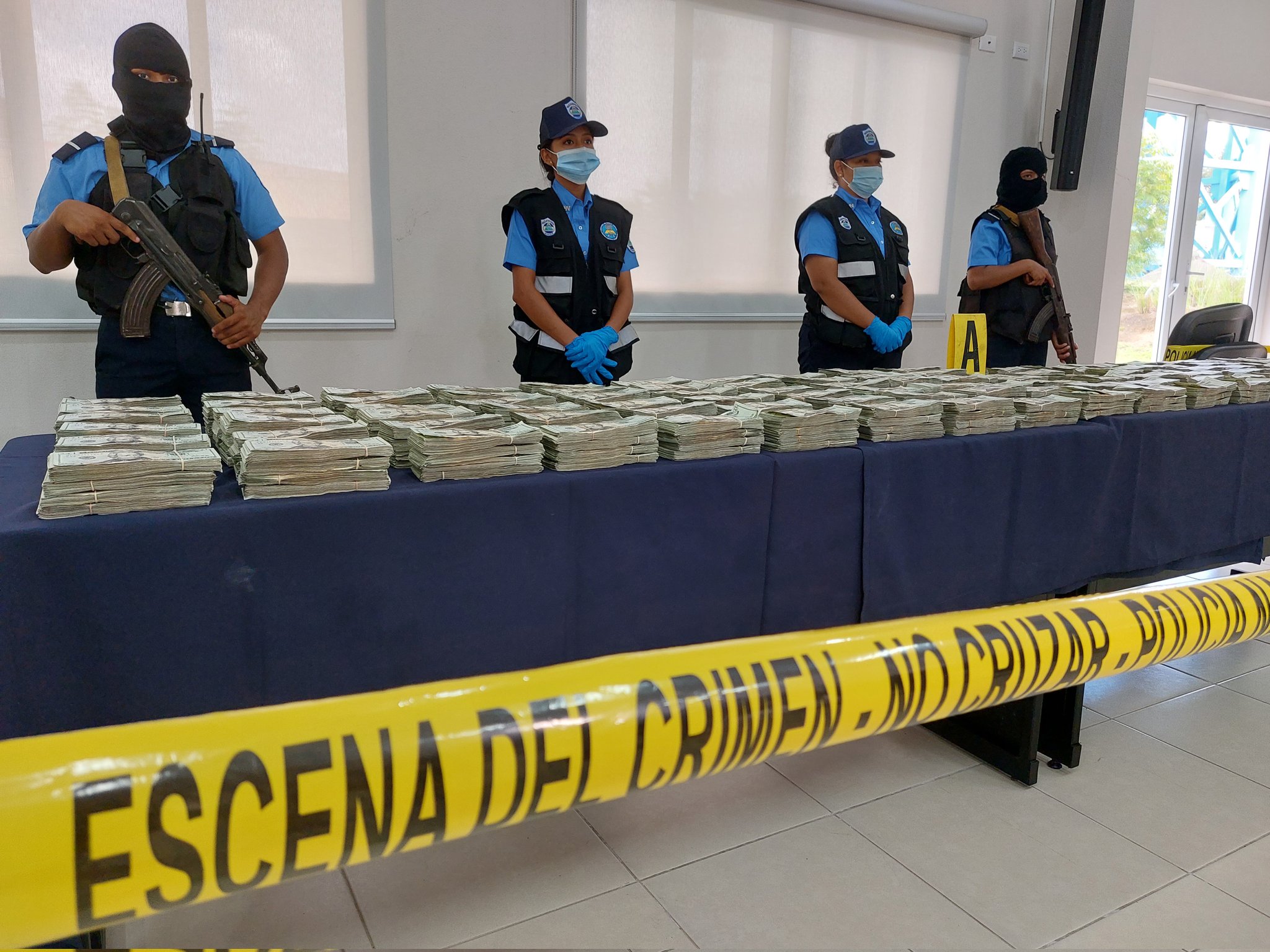 Nicaragua: Incautan 795,060 dólares en Rivas