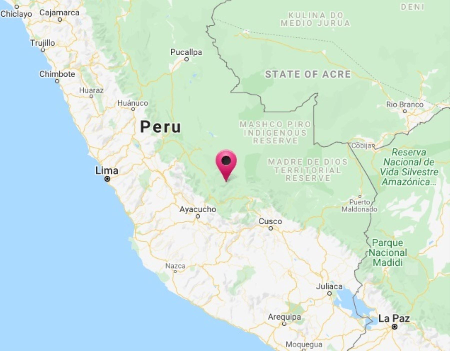 Registran un sismo de 4, 2 en Perú