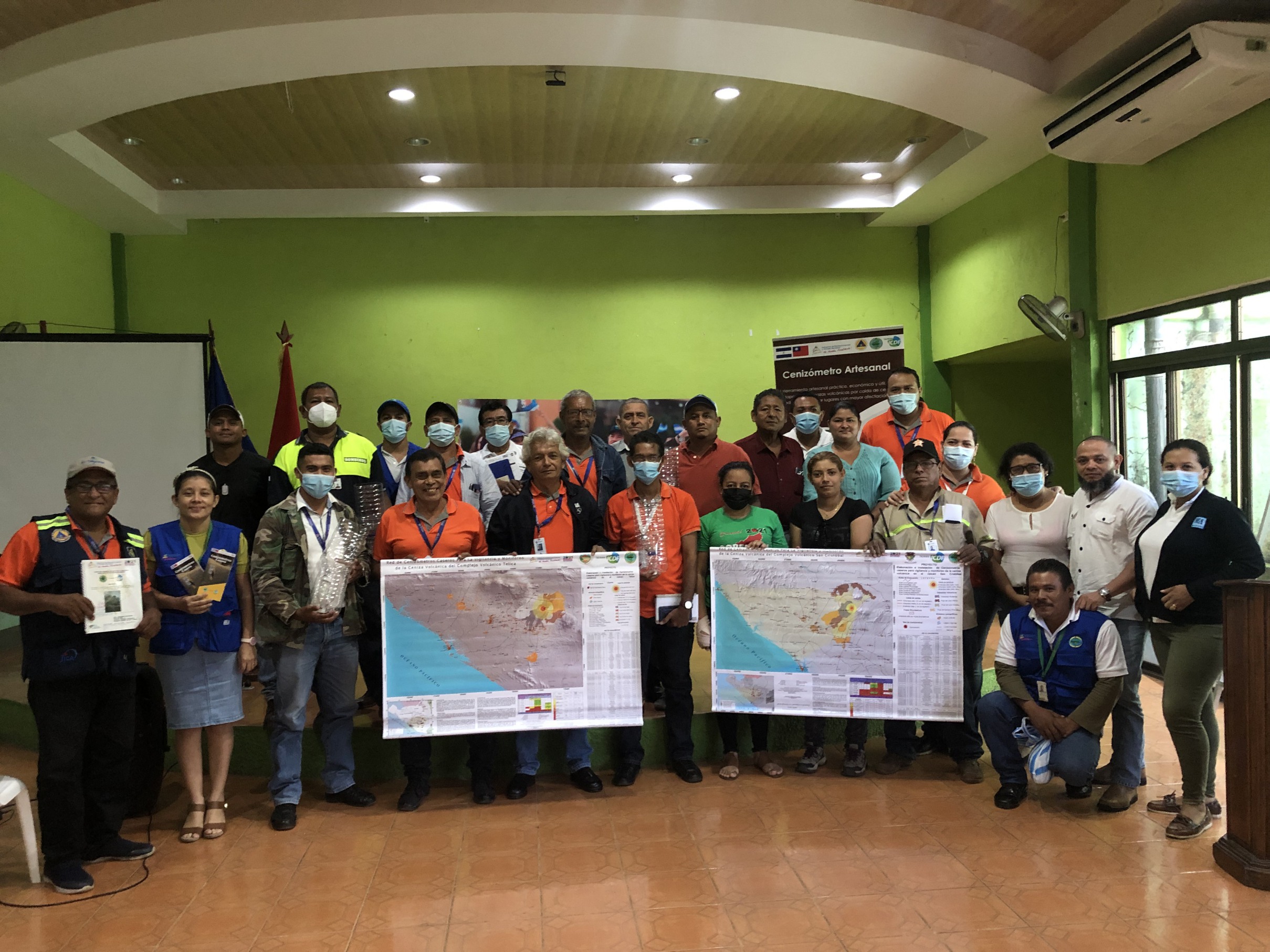 Misión Técnica de Taiwán e INETER, entregan Mapas de Riesgos Volcánicos