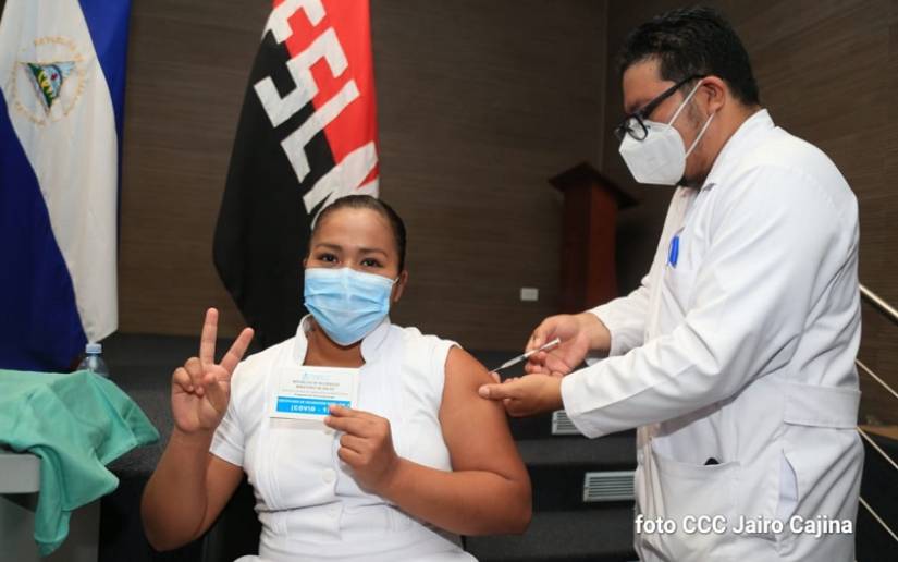64 % de la población esta vacunada contra la Covid-19 en Nicaragua