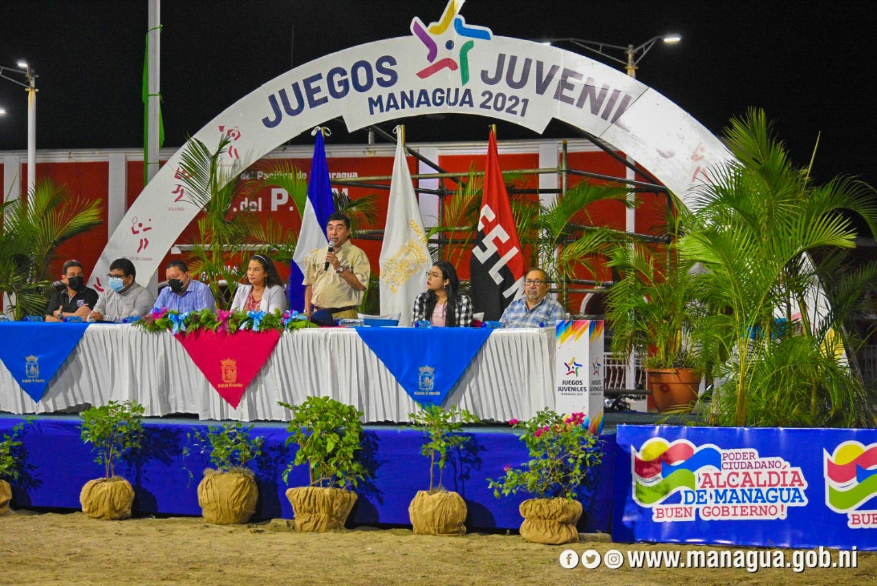 Alcaldía clausura juegos juveniles Managua 2021
