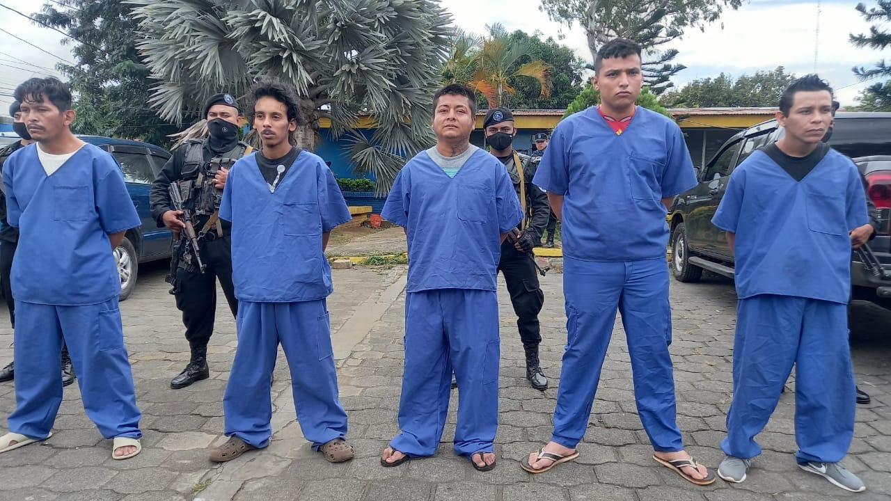 Policía Nacional captura 17 delincuentes en Masaya
