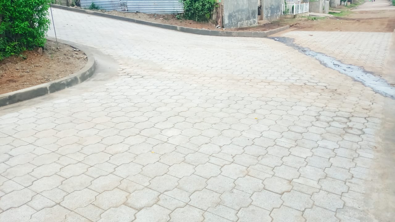 Barrio Alfonso Pascual inaugura obras de mejoramiento vial