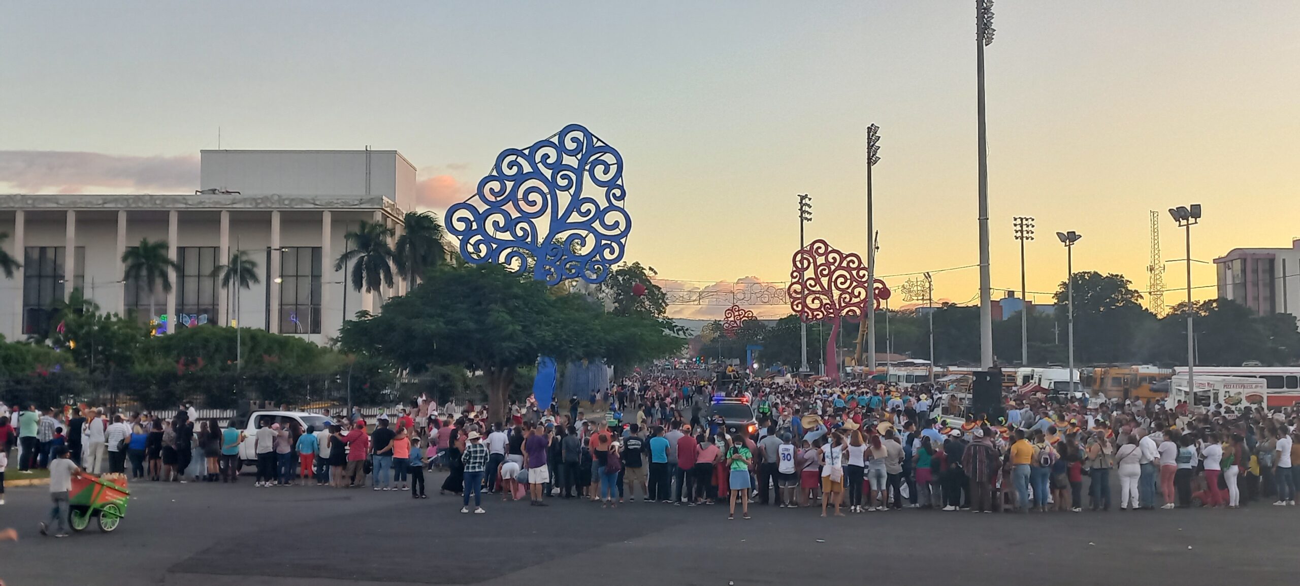 Managua el centro de peregrinaje y de compartir