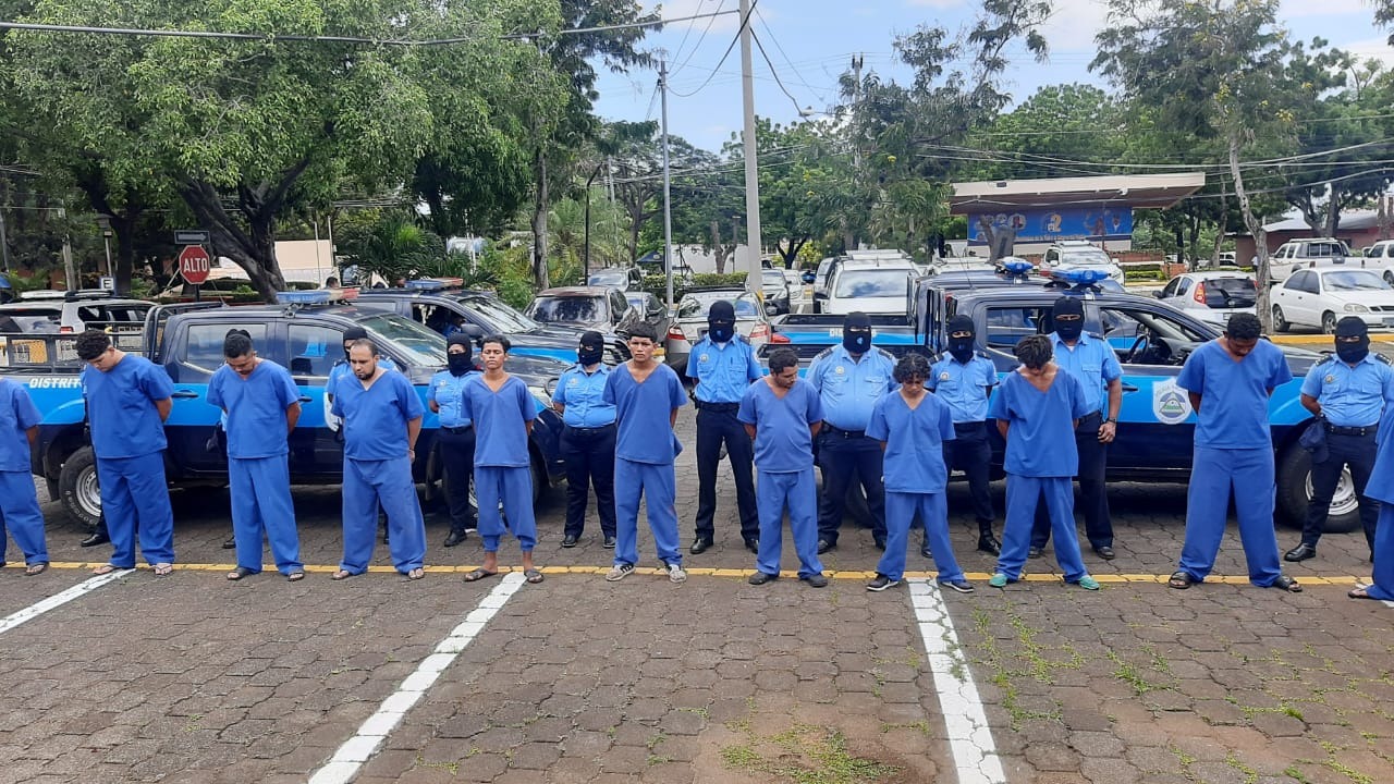 Policía nacional captura a 44 delincuentes en la última semana