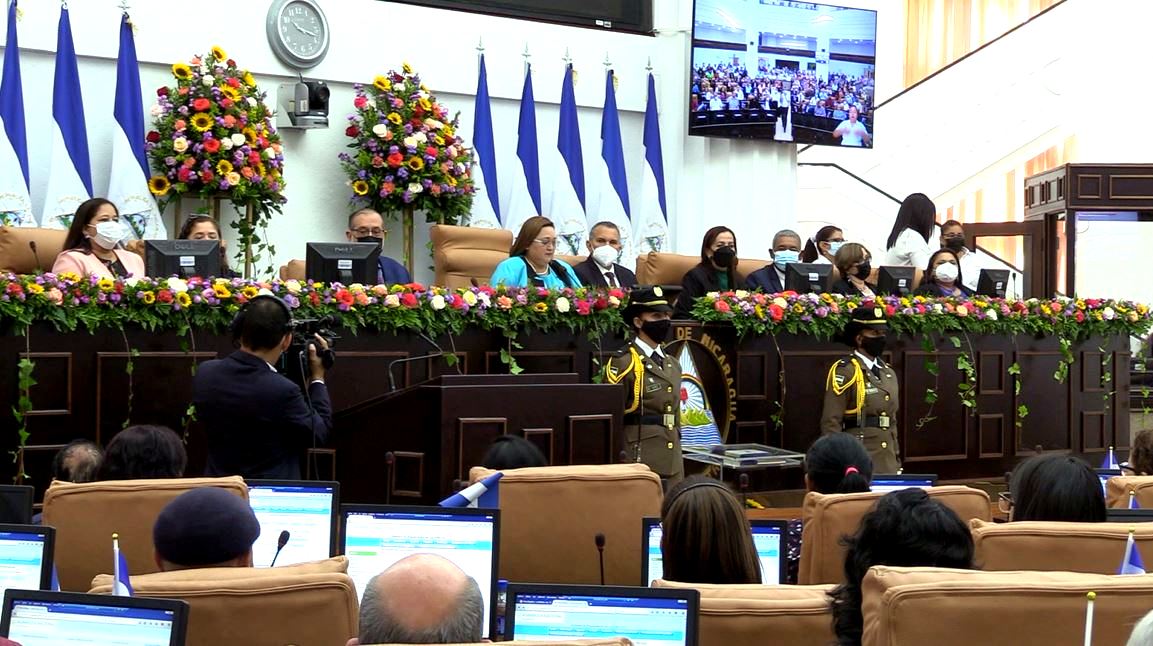 Poder legislativo en Nicaragua tiene rostro de mujer