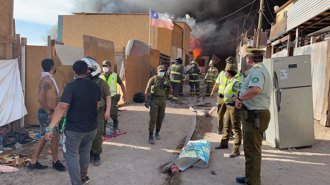 40 viviendas destruidas deja como saldo un voraz incendio en Chile