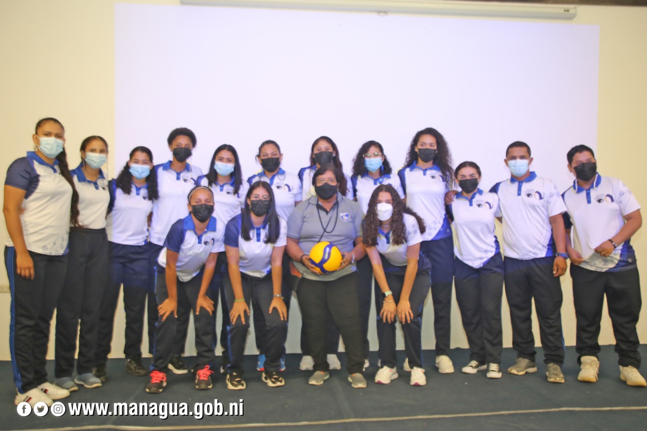 Alcaldía presenta equipos que participarán en la Liga de Voleibol Femenino 2022