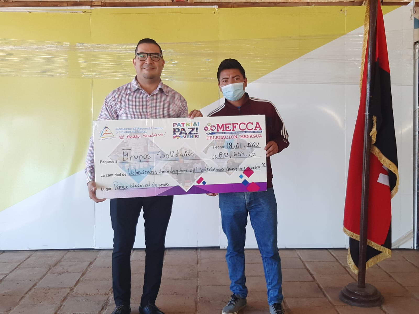 Realizan desembolso a productores de Managua