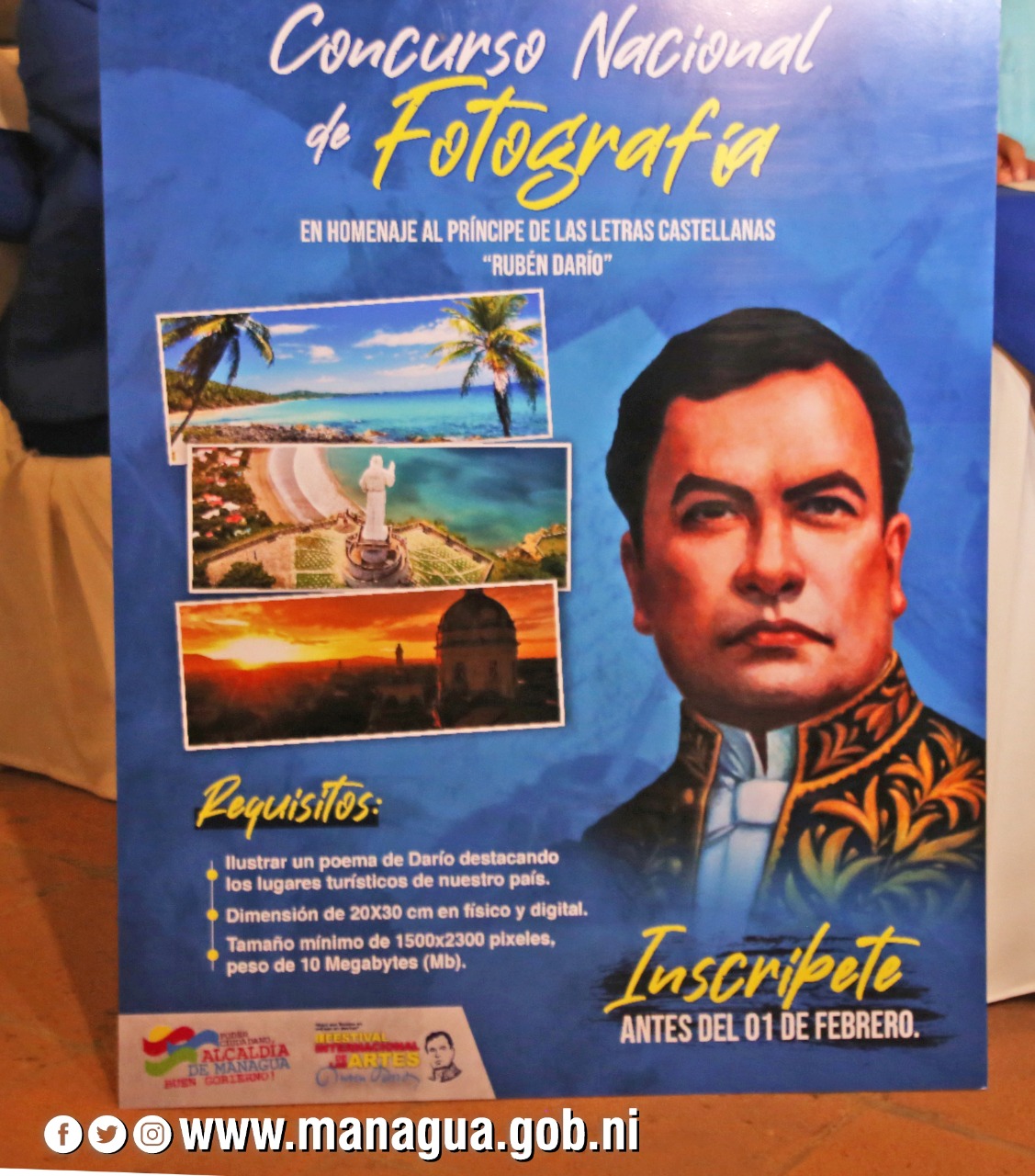 Alcaldía de Managua realiza convocatoria para el concurso nacional de poesía en arte digital y fotografía