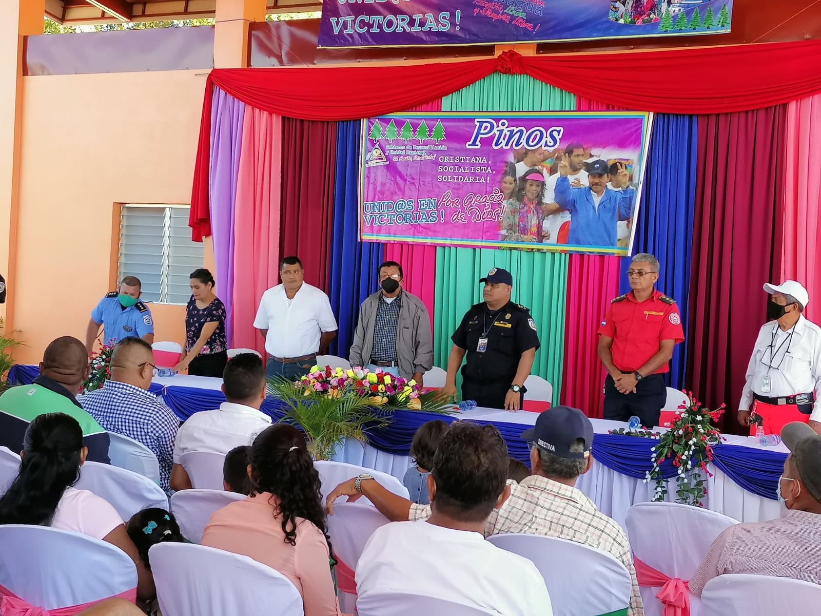 Inauguran estación de bomberos en Cinco Pino, Chinandega