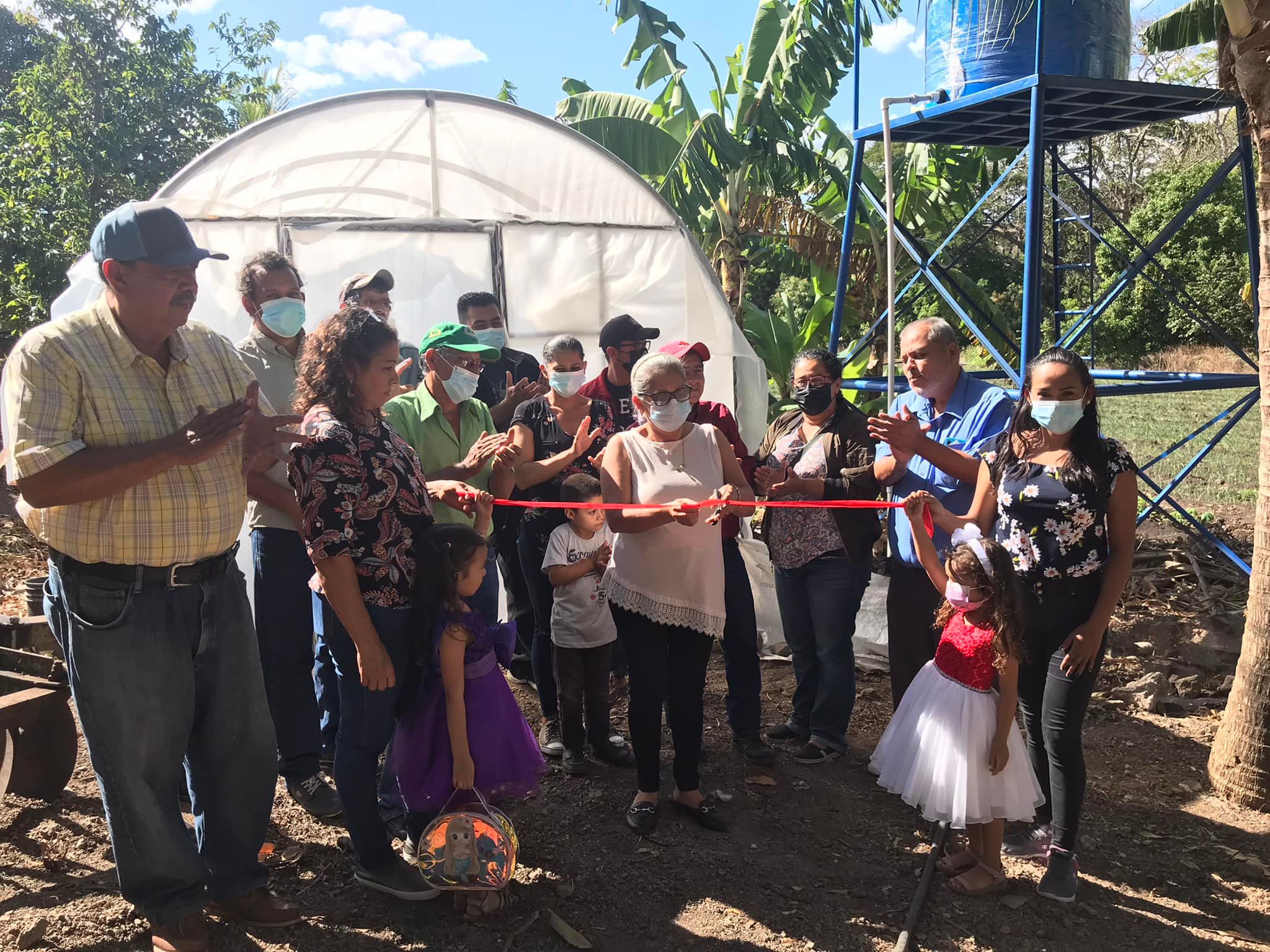 Inauguran micro túnel para producir plántulas de hortalizas en Boaco