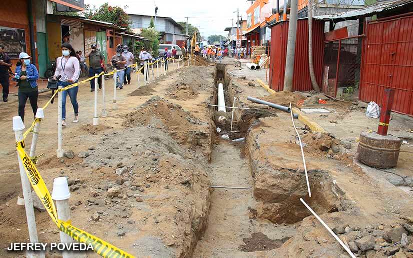 Alcaldía de Managua mejora drenaje pluvial en el mercado Iván Montenegro