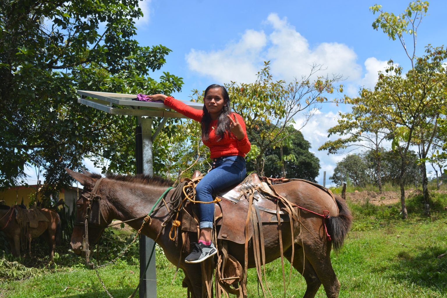 Comunidad “Batata #2”, en Laguna de Perlas, con energía eléctrica