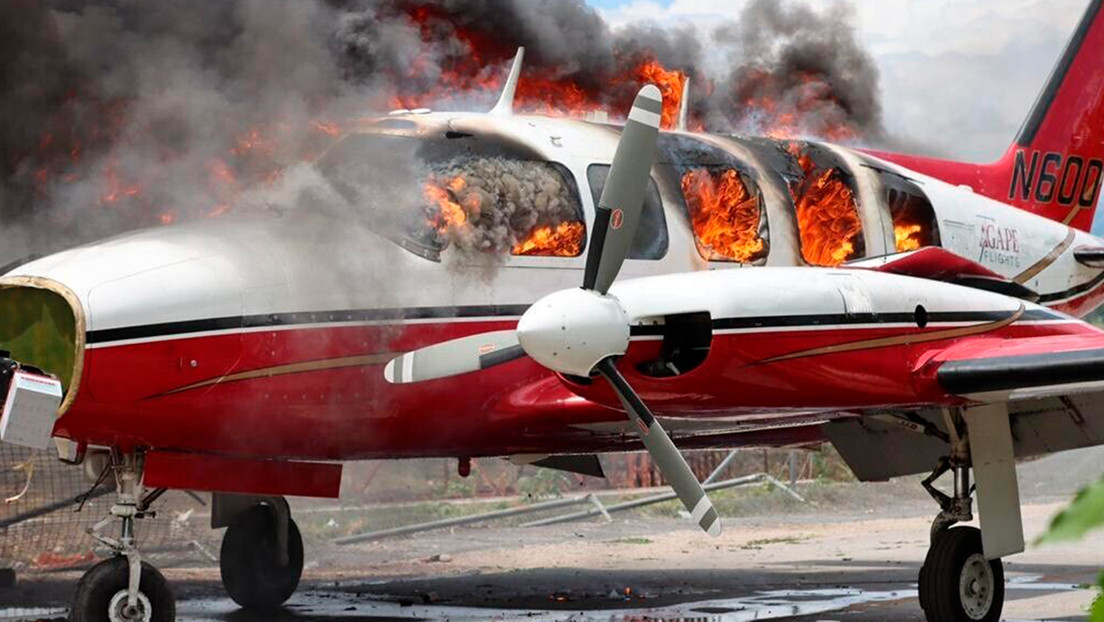 Manifestantes queman en Haití un avión de un grupo misionero de EE.UU.