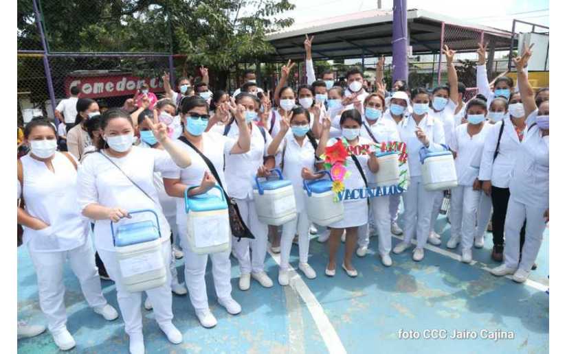 Datos arrojan que Nicaragua cumplió más del 100% en la Jornada Nacional de Vacunación
